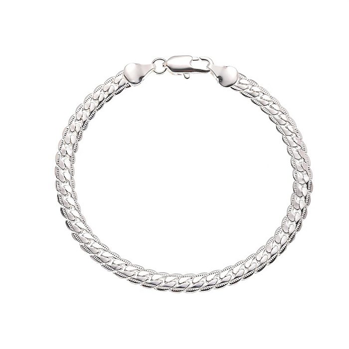New Fashion Simple Metal Twist Chain Bracelet jewelry Wholesale