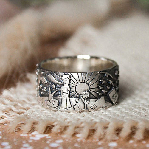 Casual Cartoon Copper Plating Rings