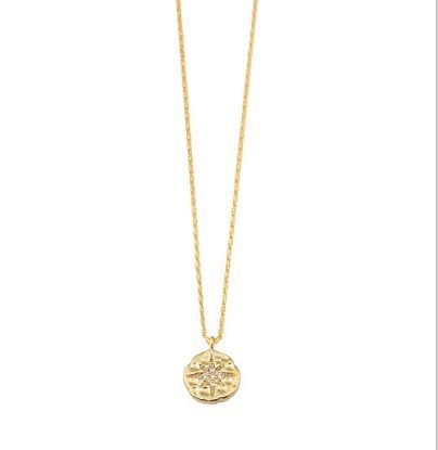 Simple Style Star Copper 18K Gold Plated Pendant Necklace In Bulk