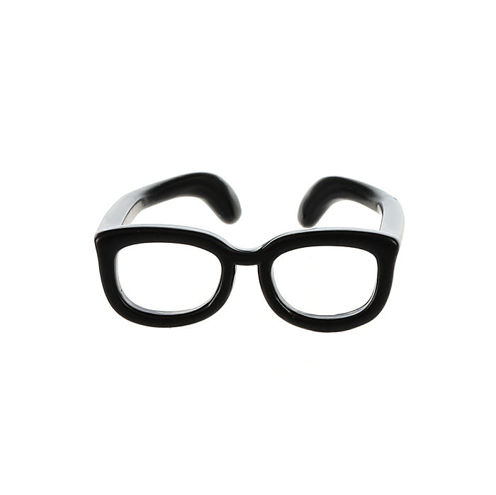 Óculos de estilo simples cobre anéis de cobre com revestimento aberto