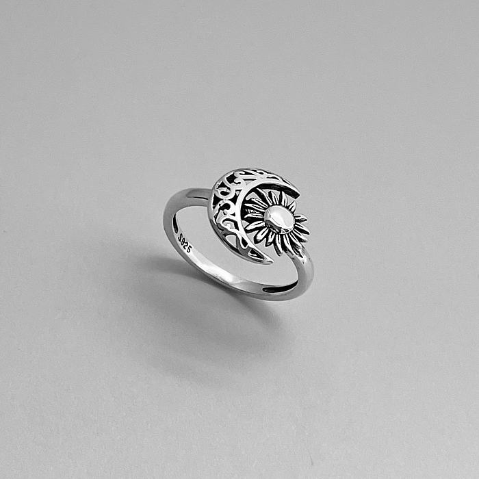 1 Stück Lady Sun Moon Verkupferung offener Ring