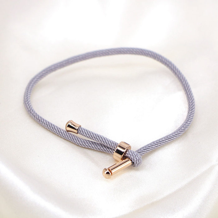La corde milanaise multicolore simple peut être ouverte, bracelet librement réglable