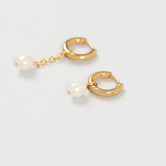 1 Pair IG Style Korean Style Geometric Copper Earrings