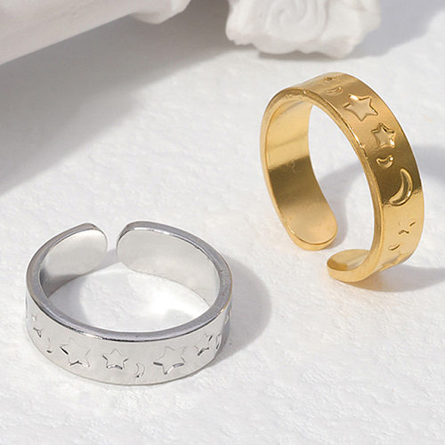 Offener Ring aus Edelstahl von Fashion Star, 1 Stück
