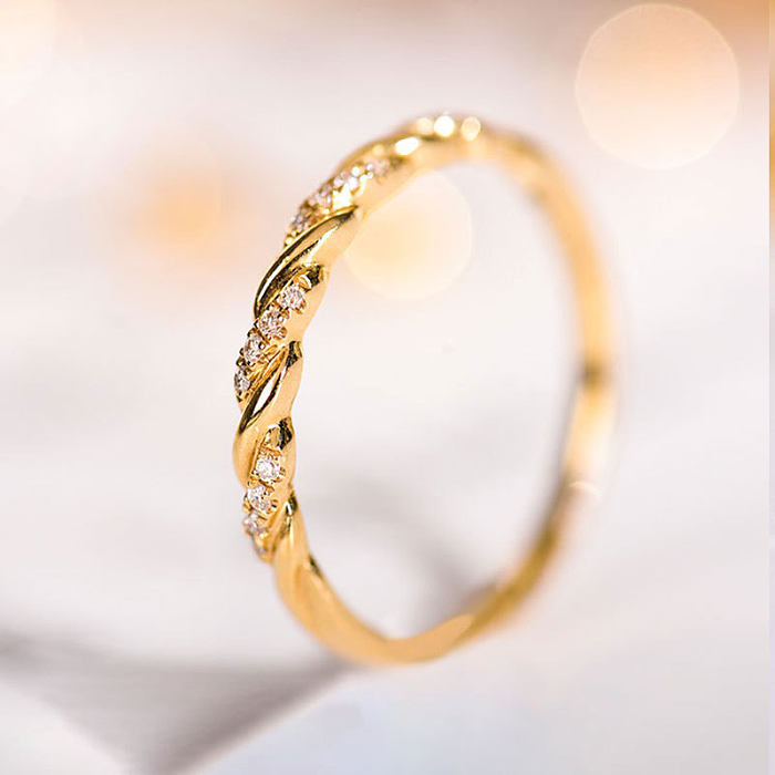 Elegant Lady Heart Shape Crown Flower Copper Inlay Artificial Pearls Zircon Open Rings