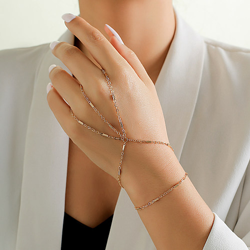 Simple Style Classic Style Geometric Copper Bracelets
