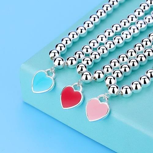 Cute Heart Shape Copper Plating Bracelets