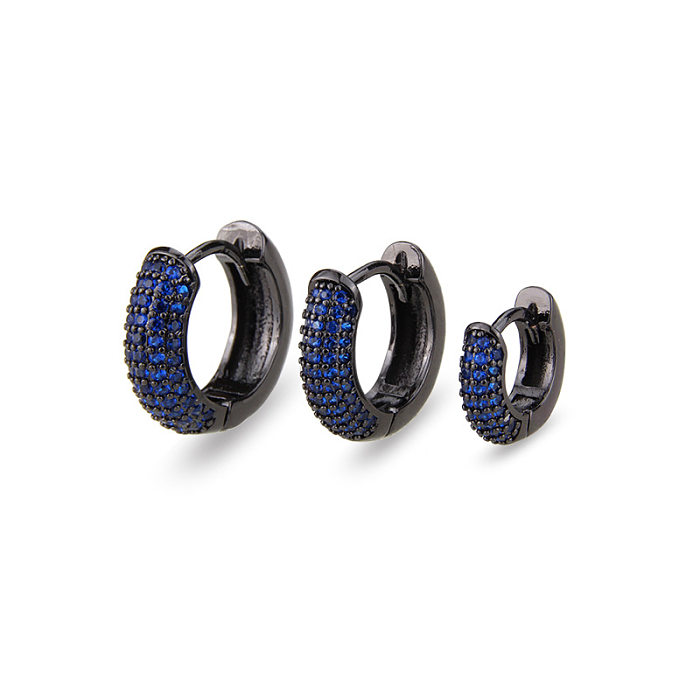 Fashion Simple Hot Sale Multi-color Zircon Earrings New Fashion Earrings Wholesale jewelry
