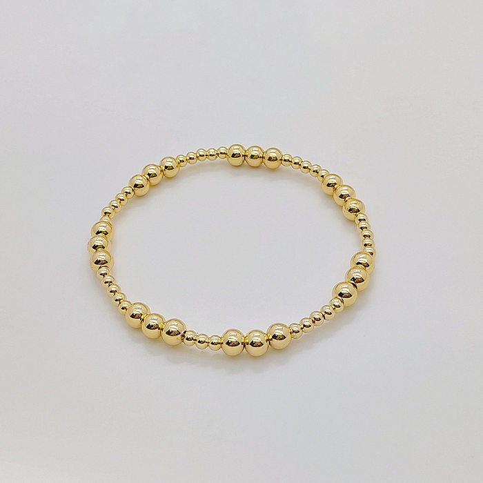 Basic Classic Style Geometric Copper Bracelets
