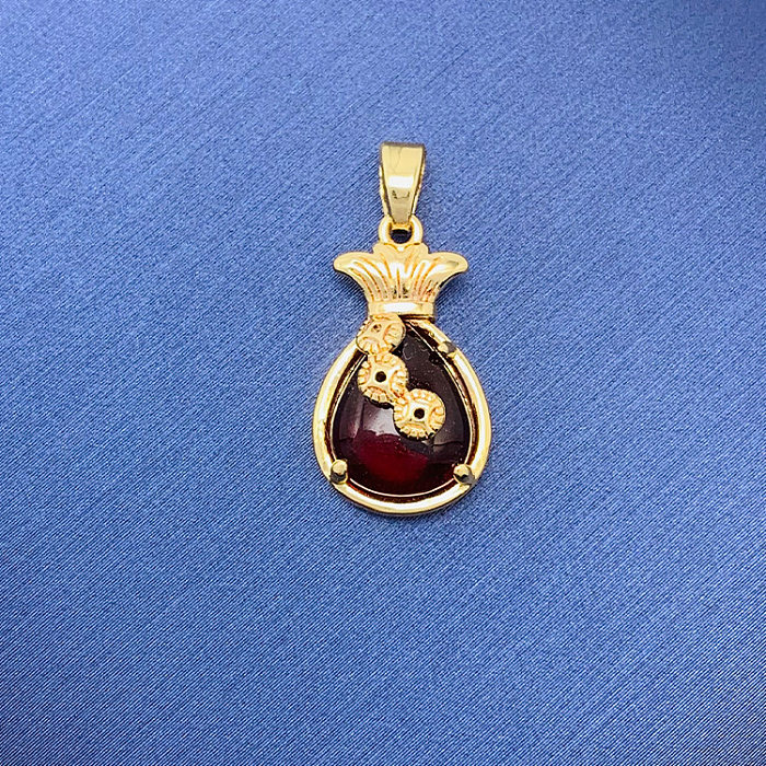 Simple Style Swan Heart Shape Butterfly Copper Irregular Rhinestones Opal Pendant Necklace