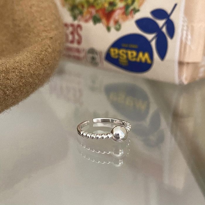Simple Style Smiley Face Solid Color Copper Plating Open Rings