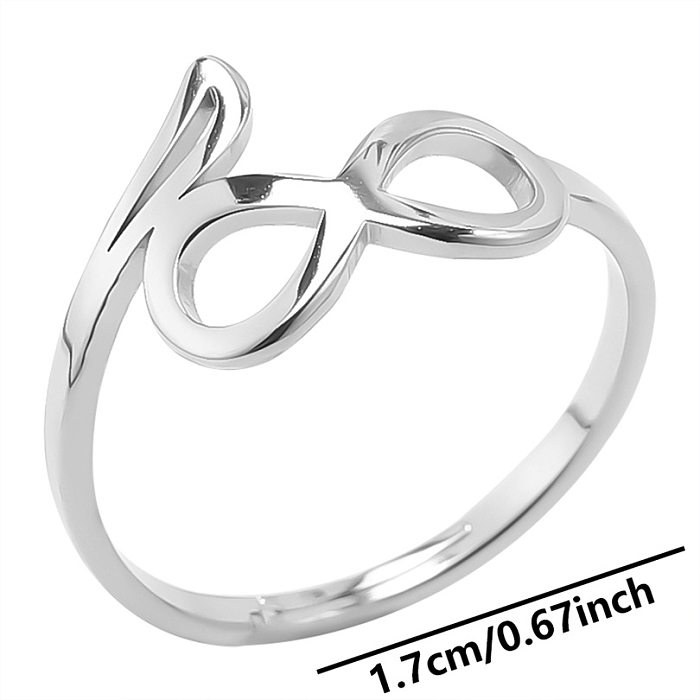 Classic Style Infinity Stainless Steel Polishing Rings
