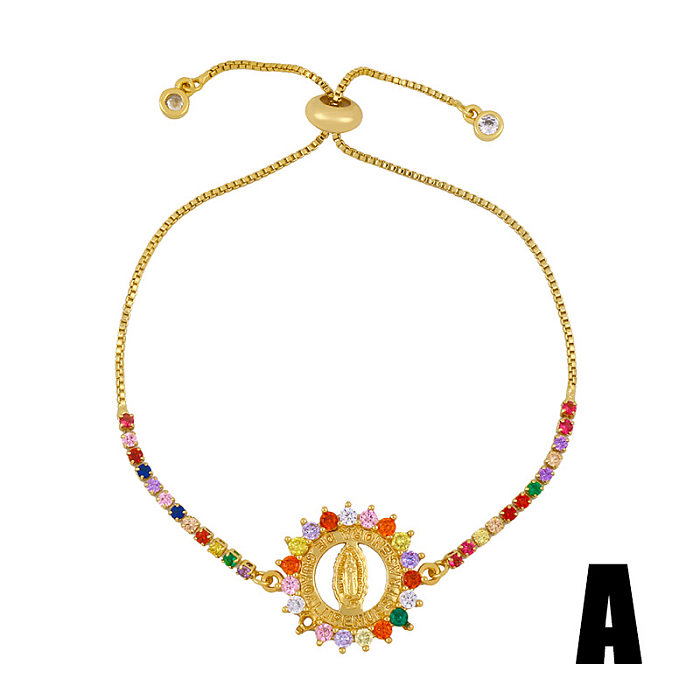 Pulseira Yiwu joias multicoloridas joias com diamantes Mary pulseira atacado