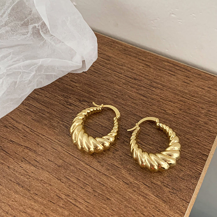 1 Pair Modern Style Geometric Plating Copper Earrings