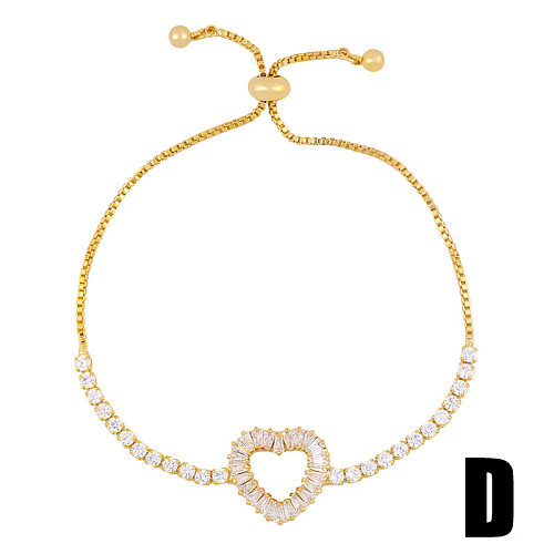 Bracelet New Crystal Bracelet Cross Peach Heart Love Bracelet Wholesale jewelry