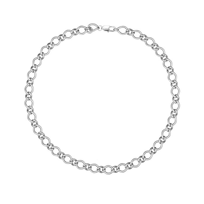 Collier de bracelets de placage en acier inoxydable géométrique rétro élégant pour dame