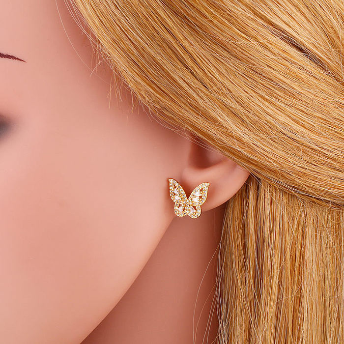 Fashion Jewelry Korean Earrings Butterfly Earrings Simple Fashion Earrings Wholesale jewelry