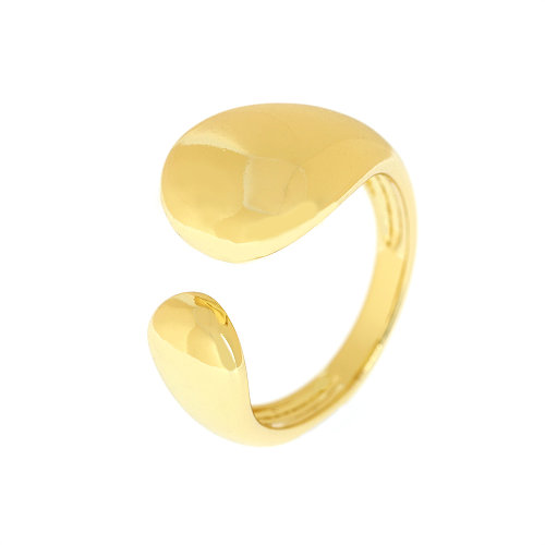 1 Piece Fashion C Shape Copper Plating Open Ring