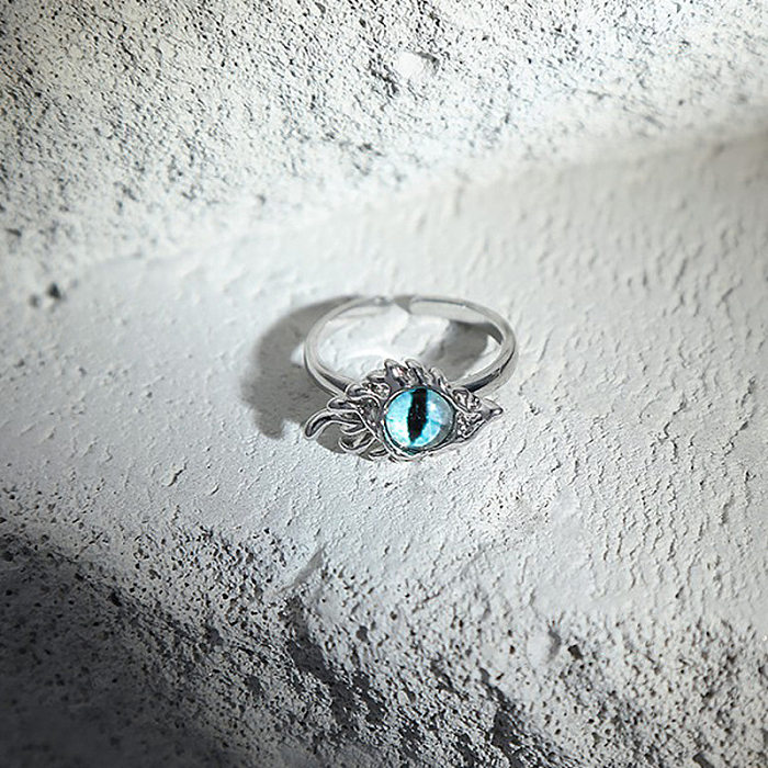Classic Style Eye Copper Asymmetrical Irregular Rings