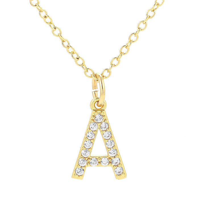 Fashion 26 English Letter Necklace Wholesale