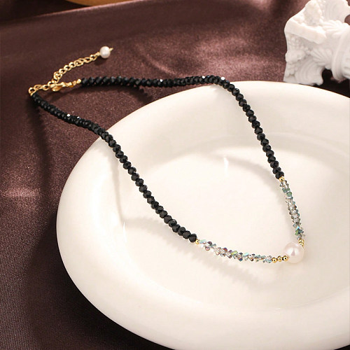 Schlichte, runde Kupfer-Halskette mit 14-Karat-Vergoldung in großen Mengen