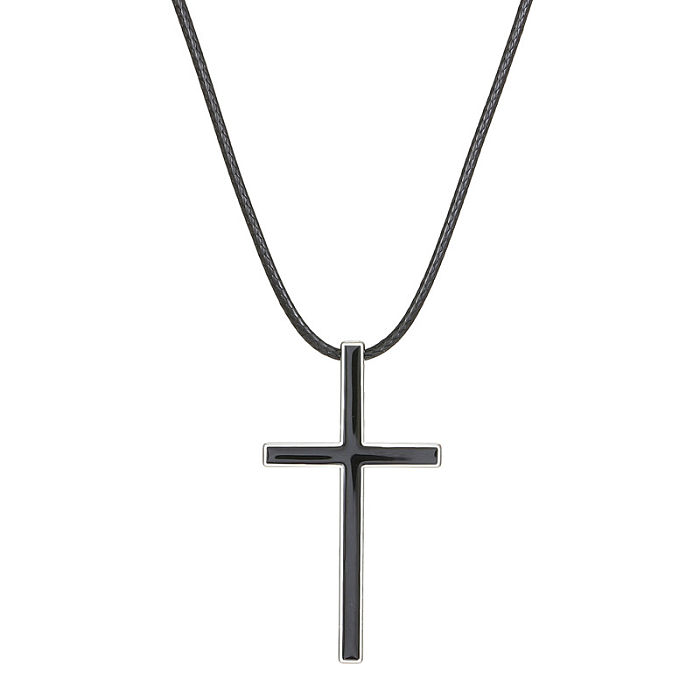 Mode Kreuz Herz Form Krone Verkupferung Künstliche Strass Zirkon Halskette