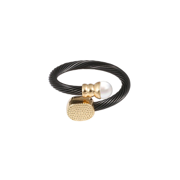 Mode-Kreis-Edelstahl-Inlay, künstliche Edelsteine, Ringe, Armbänder, Ohrringe, 1 Stück, 1 Paar