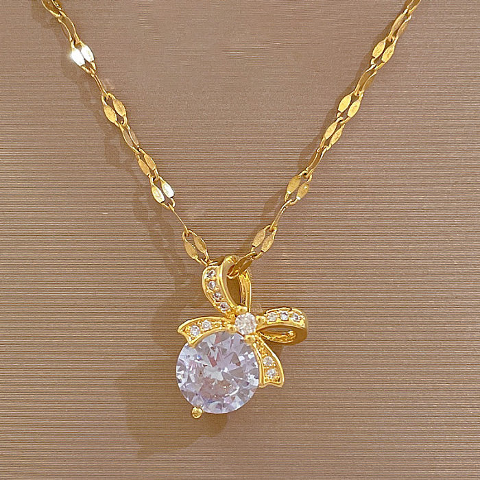 Comute geométrico titânio aço cobre chapeamento inlay pedras preciosas artificiais banhado a ouro brincos colar