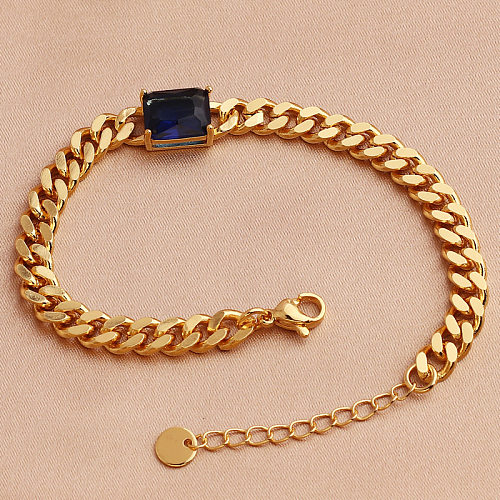 Bracelets plaqués or 18K de cuivre géométrique de style moderne en vrac