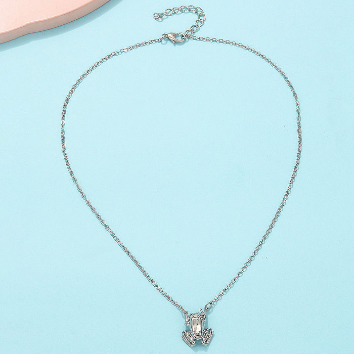 New Frog Pendant Necklace Creative Fashion Cute Necklace