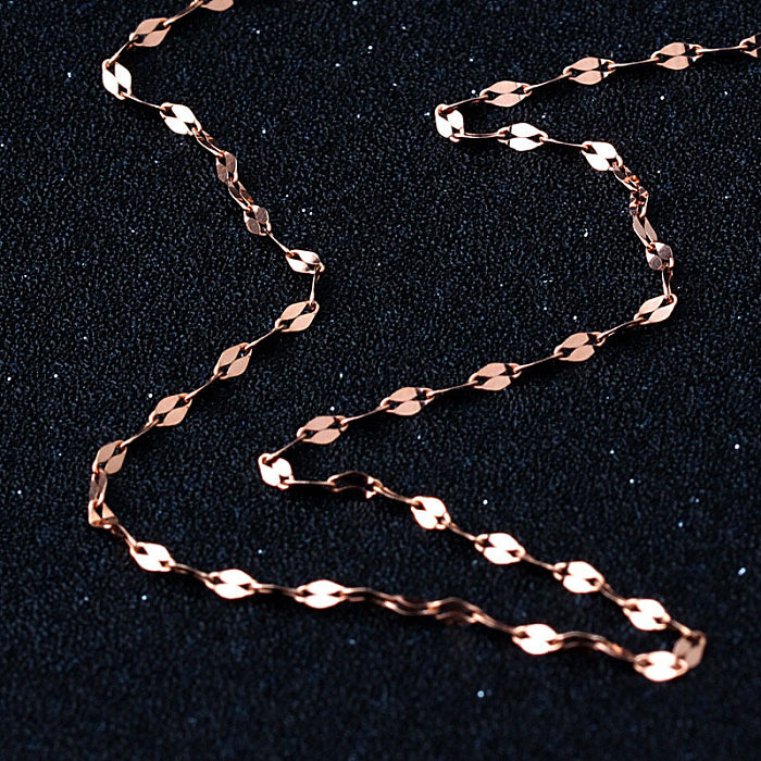 Simple Style Swan Heart Shape Butterfly Copper Irregular Rhinestones Opal Pendant Necklace