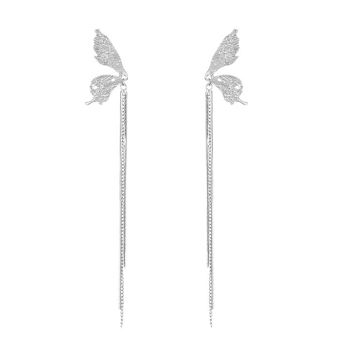 Moda animal estrela flor liga cobre chapeamento pérolas artificiais zircão brincos orelha studs 1 par