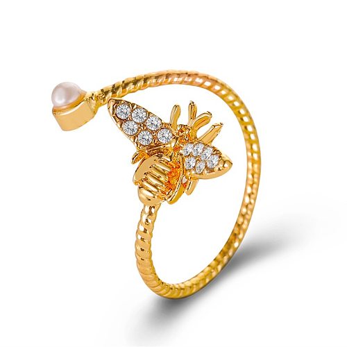 New Small Bee Index Finger Ring
