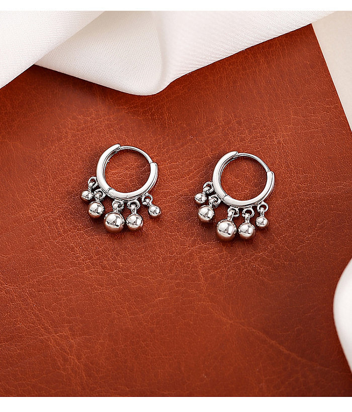 1 Pair Elegant Streetwear Geometric Copper Gold Plated Silver Plated Drop Earrings