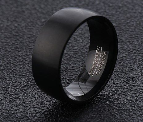 Wholesale Retro Solid Color Stainless Steel Rings