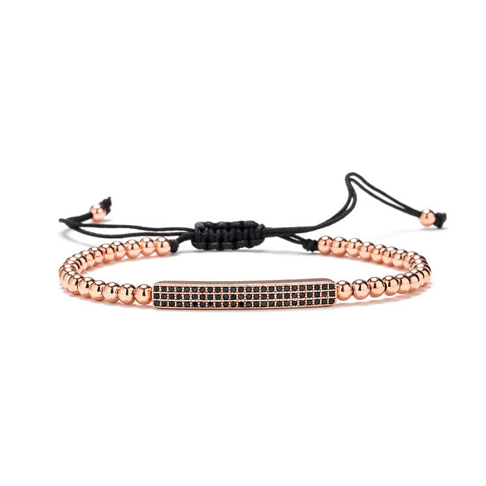 Retro Fashion Geometric Copper Handmade Bracelets 1 Piece