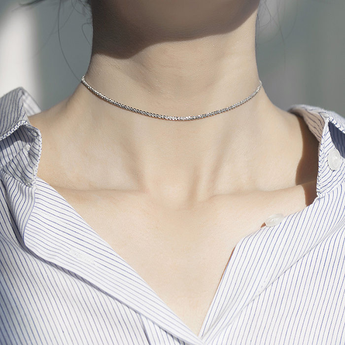 IG Style Modern Style Geometric Copper Plating Layered Necklaces