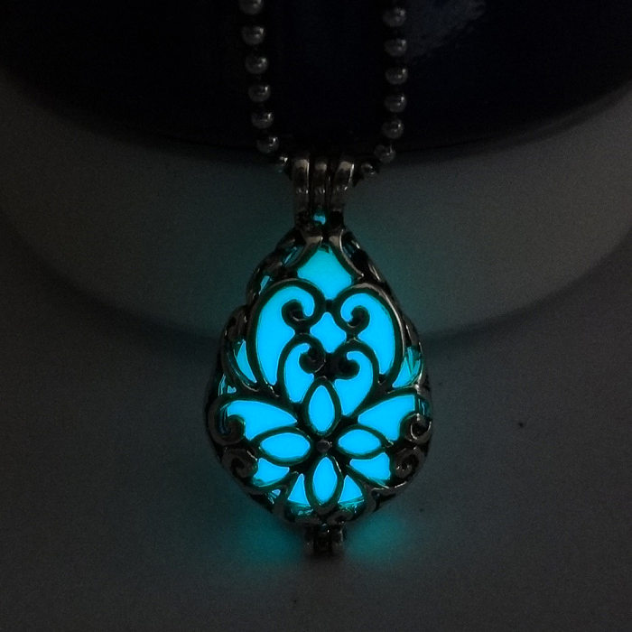 Luminous Cage Pendant Necklace