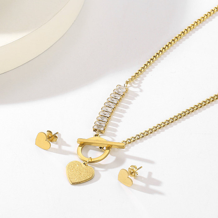Collar de pulseras chapado en oro de 18 quilates con revestimiento de acero inoxidable de mariposa de estilo simple