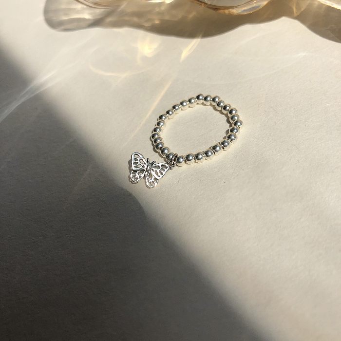 Anéis de zircão embutidos de cobre em forma de coração quadrado estilo simples