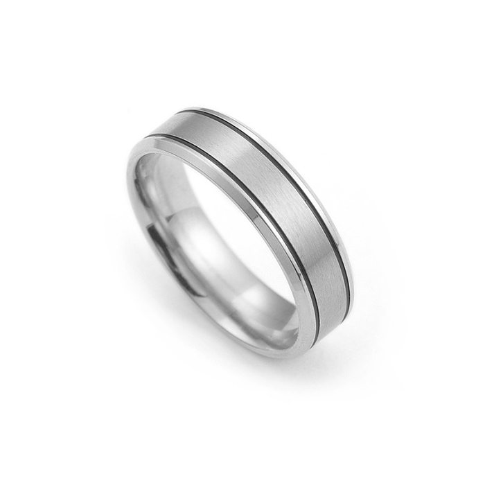Fornecimento de fábrica fonte de ornamento fabricante casal casal anéis moda anel de aço titânio qixi presente