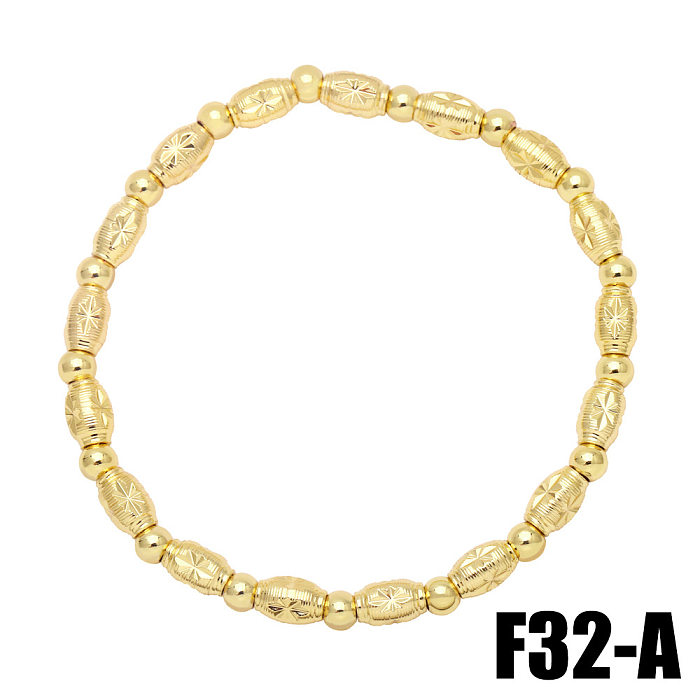 Mode cuivre Micro-incrusté Zircon chaîne coeur étoile à huit branches tirer Bracelet femme