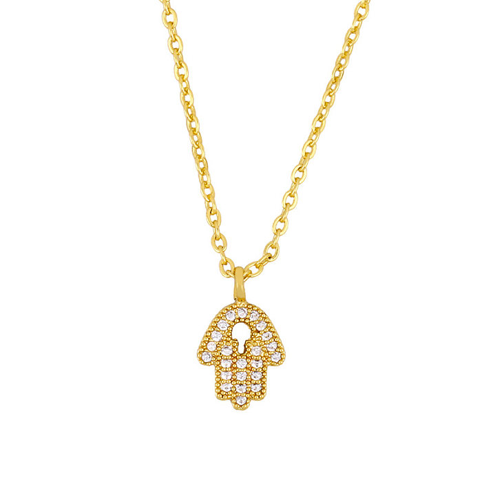 Nuevos accesorios Collar Colgante Collar cruzado Collar de diamantes con diseño de nicho