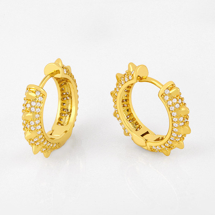 Boucles d'oreilles micro-incrustées, accessoires, boucles d'oreilles percées en diamant originales, boucles d'oreilles Boutique, bijoux, vente en gros
