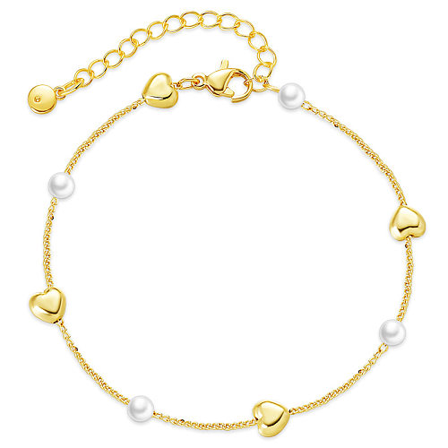 Nouveau Bracelet en perles plaqué or 18 carats, bijoux minimalistes européens et américains,