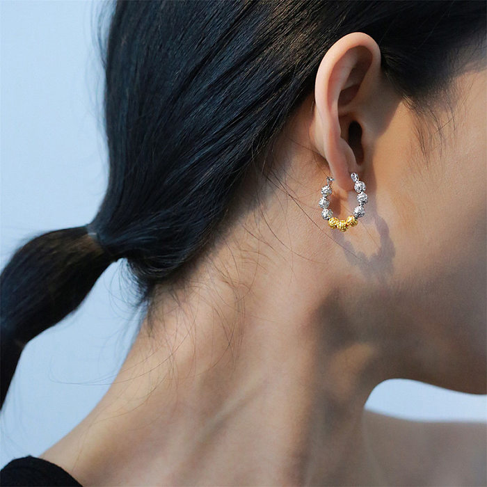 1 Pair IG Style Geometric Plating Copper Earrings