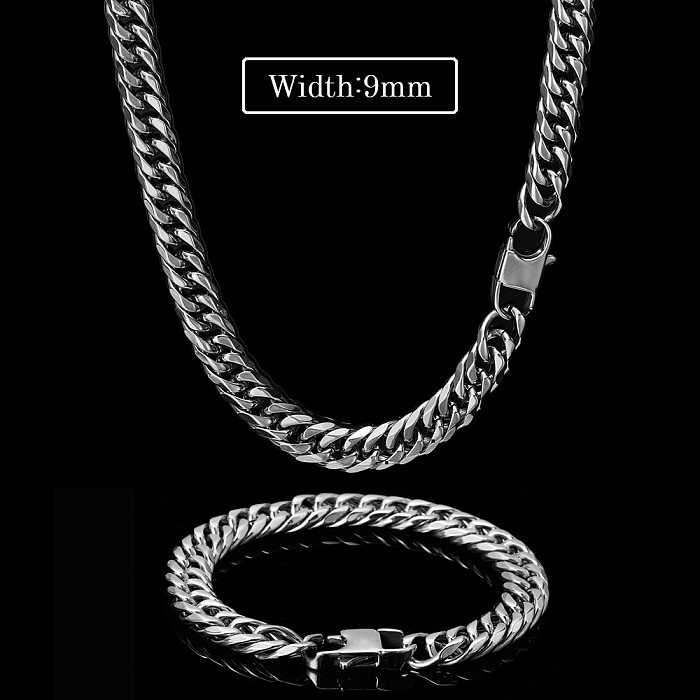 Fashion Geometric Stainless Steel Plating Necklace 1 Piece