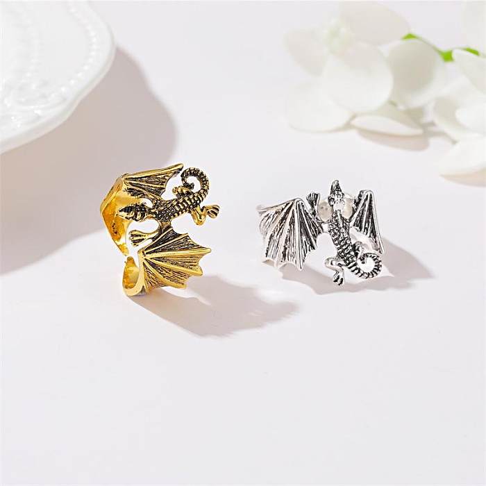 New Fashion Gothic Vintage Pterosaur Open Ring Wholesale