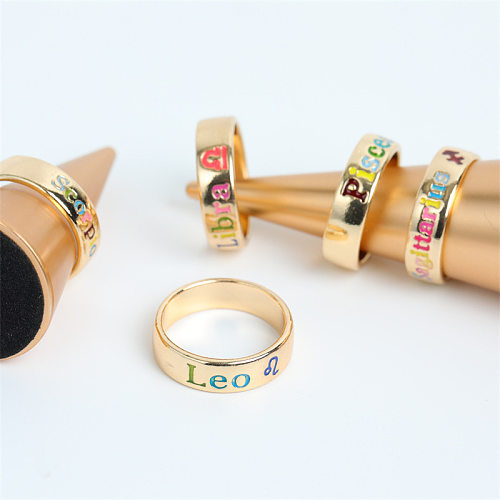Fashion Constellation Stainless Steel Rings In Bulk