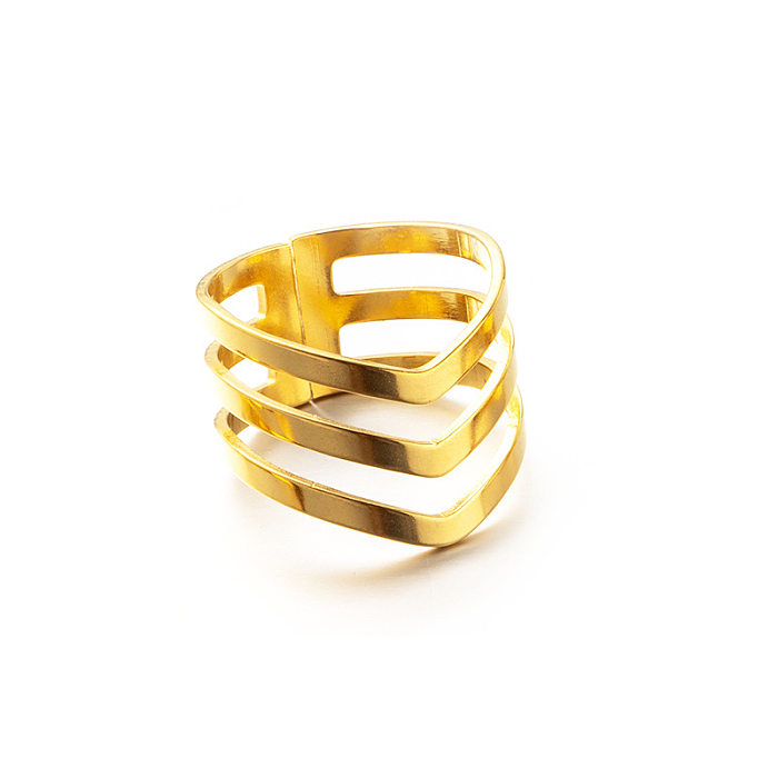 Simple Heart-Shaped Stainless Steel Open Loop Wholesale